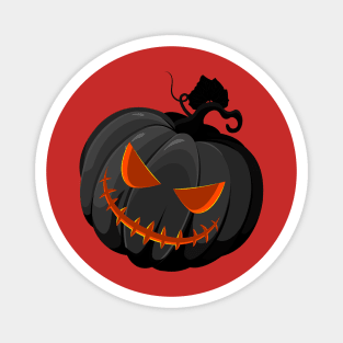 Dark Jack O Lantern Magnet